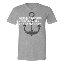 Unisex V-Neck Jersey Tee