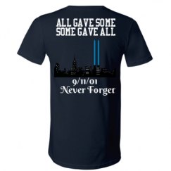 Unisex V-Neck Jersey Tee