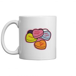 valentine candy mug