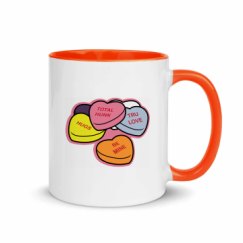 11oz Ceramic Mug with Color Inside