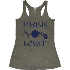 Ladies Slim Fit Super Soft Racerback Triblend Tank