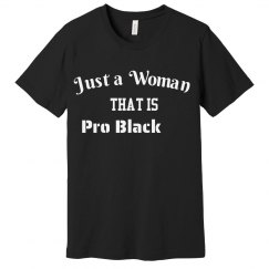 Ladies Pro Black Tee