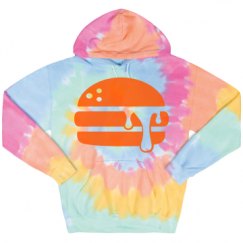 Unisex Tie-Dye Fleece Hoodie