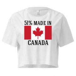 Ladies Festival Cali Crop Top Tee