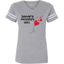 Ladies Relaxed Fit Vintage Sports Tee