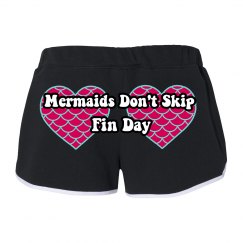 Mermaids dont skip fin day with hearts