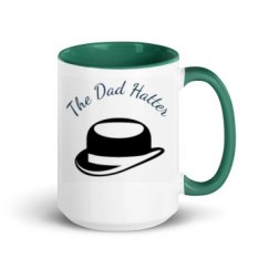 15oz Ceramic Mug with Color Inside