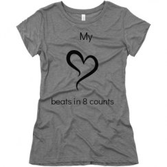 Ladies Slim Fit Super Soft Triblend Tee