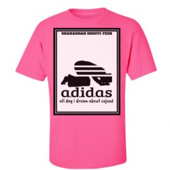 Unisex Ultra Cotton Safety Neon Crewneck Tee