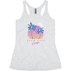 Ladies Slim Fit Super Soft Racerback Triblend Tank