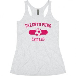 Ladies Slim Fit Super Soft Racerback Triblend Tank