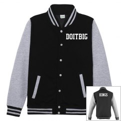 Black and grey Customized Jacket  