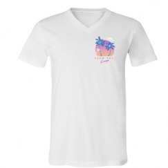 Unisex V-Neck Jersey Tee