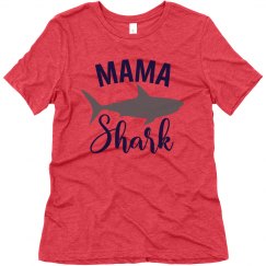 Mama Shark Tri-blend shirt