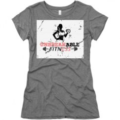 Ladies Slim Fit Super Soft Triblend Tee