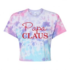 Women's Tie Dye Crop Top Tee