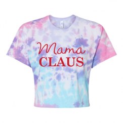 Women's Tie Dye Crop Top Tee