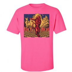 Unisex Ultra Cotton Safety Neon Crewneck Tee