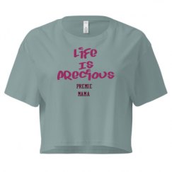 Ladies Festival Cali Crop Top Tee