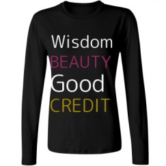 Ladies Relaxed Fit Basic Long Sleeve Tee