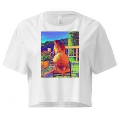 Ladies Festival Cali Crop Top Tee