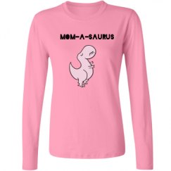 Ladies Relaxed Fit Basic Long Sleeve Tee