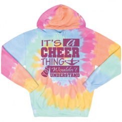 Unisex Tie-Dye Fleece Hoodie