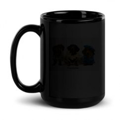 15oz Black Glossy Mug