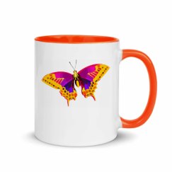 11oz Ceramic Mug with Color Inside