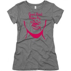 Ladies Slim Fit Super Soft Triblend Tee