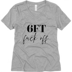 Ladies Relaxed Fit V-Neck Tee