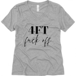 Ladies Relaxed Fit V-Neck Tee