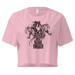 Ladies Festival Cali Crop Top Tee