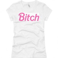 Ladies Slim Fit Basic Promo Jersey Tee