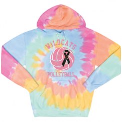 Unisex Tie-Dye Fleece Hoodie
