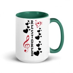 15oz Ceramic Mug with Color Inside