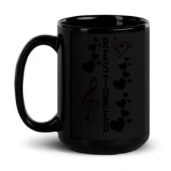 15oz Black Glossy Mug