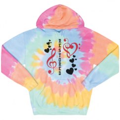 Unisex Tie-Dye Fleece Hoodie