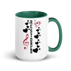 15oz Ceramic Mug with Color Inside