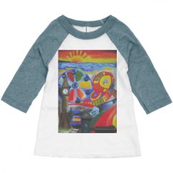 Toddler 3/4 Sleeve Raglan Tee