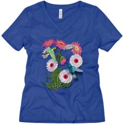 Ladies Relaxed Fit V-Neck Tee