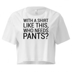 Ladies Festival Cali Crop Top Tee