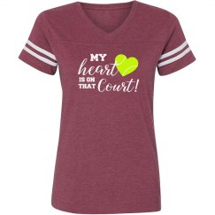 Heart on Court hot pink