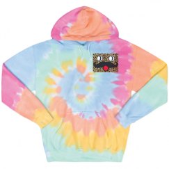 Unisex Tie-Dye Fleece Hoodie