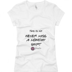 Ladies Slim Fit Basic Promo Jersey Tee