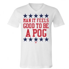 Unisex V-Neck Jersey Tee