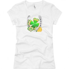 Ladies Slim Fit Basic Promo Jersey Tee