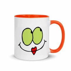 11oz Ceramic Mug with Color Inside