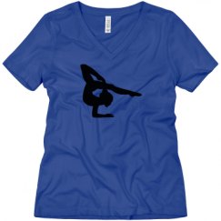 Ladies Relaxed Fit V-Neck Tee