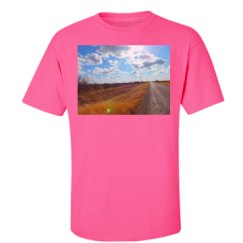 Unisex Ultra Cotton Safety Neon Crewneck Tee